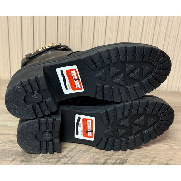 MICHAEL Michael Kors Rory Leather Combat Boot Women’s Size 8.5 - Picture 7 of 12